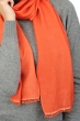 Cashmere & Seide accessoires kaschmir schals scarva sonnige orange 170x25cm